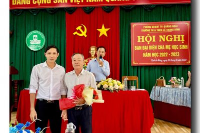 HỘI NGHỊ BAN ĐẠI DIỆN CHA MẸ HỌC SINH TRƯỜNG