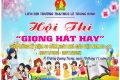LIÊN ĐỘI TRƯỜNG TH&THCS LÊ TRUNG ĐÌNH SÔI NỔI TỔ CHỨC HỘI THI “GIỌNG HÁT HAY” CHÀO MỪNG 20/11.