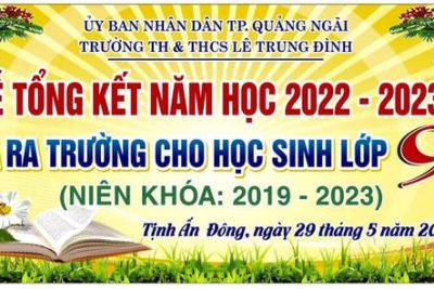 TỔNG KẾT NĂM HỌC 2022-2023